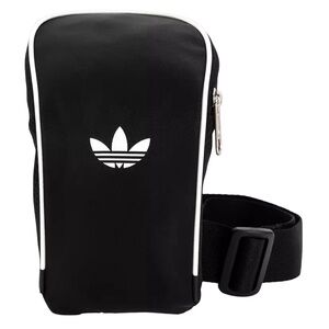 NWT Adidas Adicolor Black & White Streamlined Small Item Bag with Strap